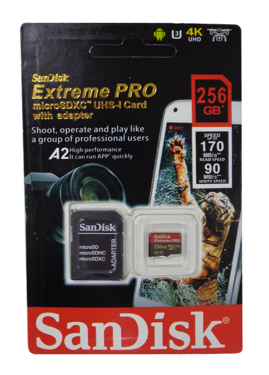 SanDisk 256GB Extreme PRO Micro SDXCJ[h